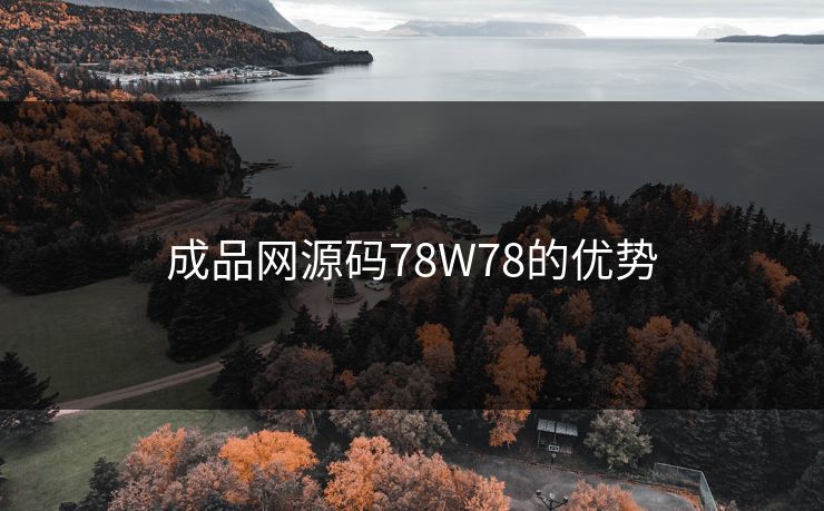 成品网源码78W78的优势 成品网源码78W78的优势